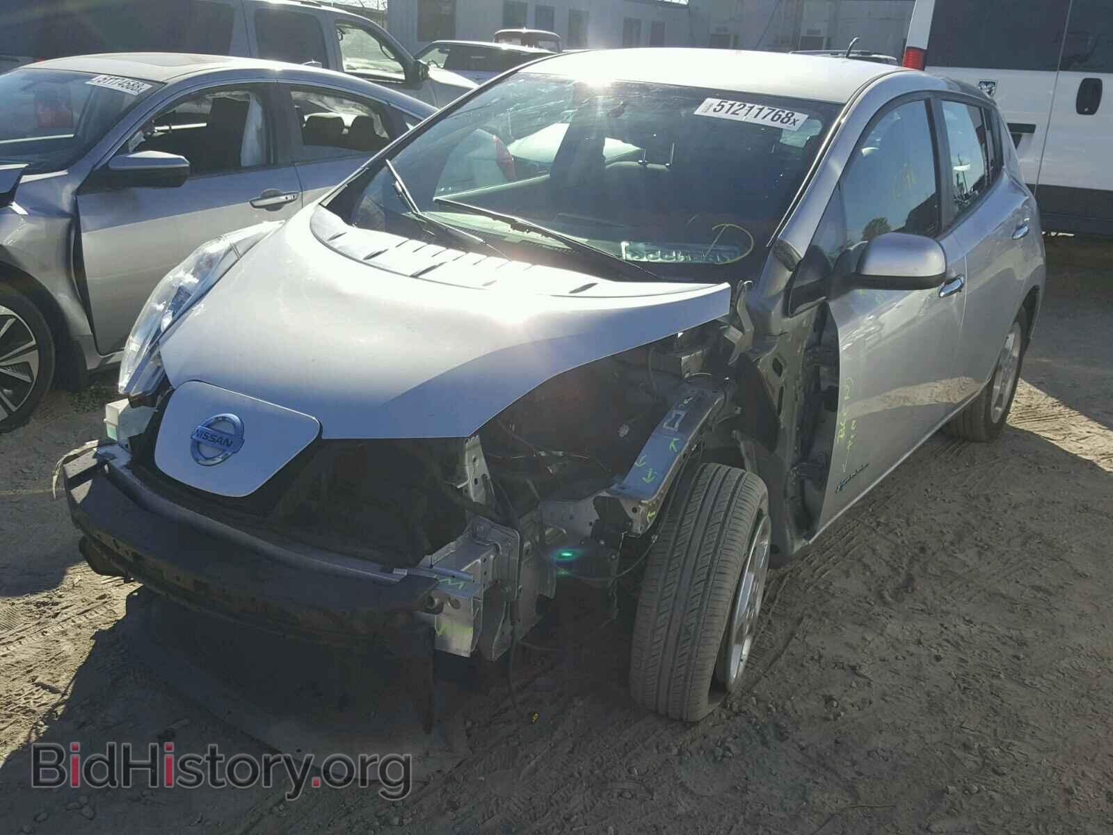 2013 NISSAN LEAF - VIN: 1N4AZ0CP9DC410020 - Фото 2