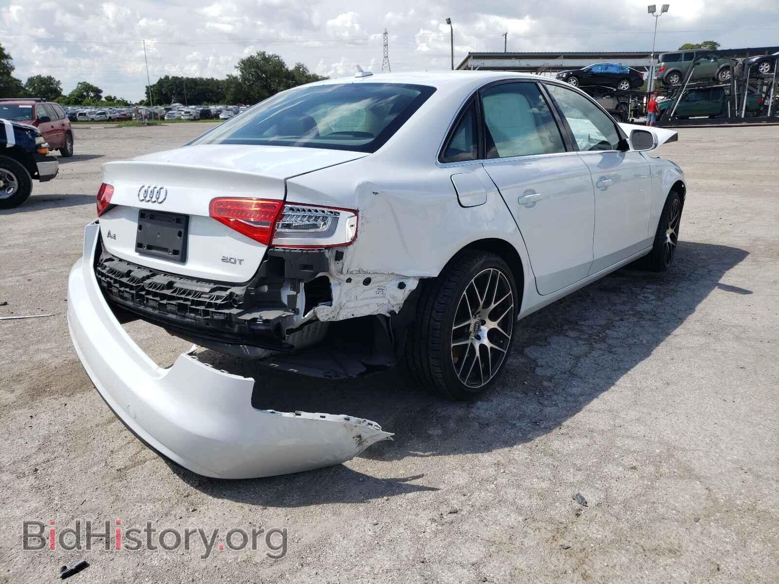 2013 AUDI A4 - VIN: WAUAFAFL2DN034022 - Фото 4
