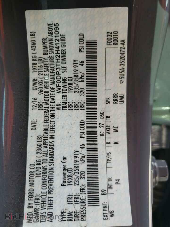 2017 FORD FOCUS - VIN: WF0DP3TH2H4121095 - Photo 10