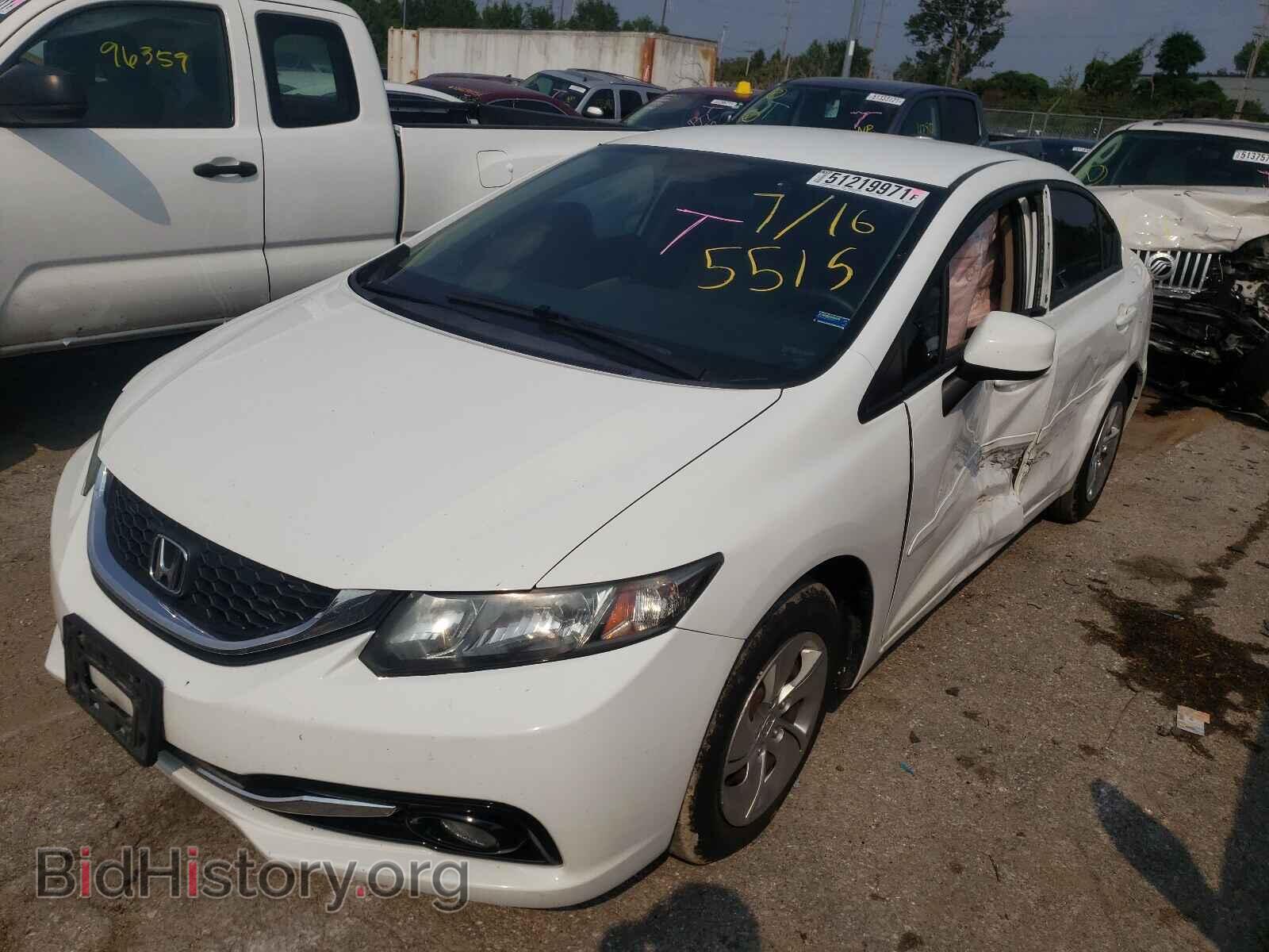 2013 HONDA CIVIC - VIN: 19XFB2F59DE055515 - Фото 2