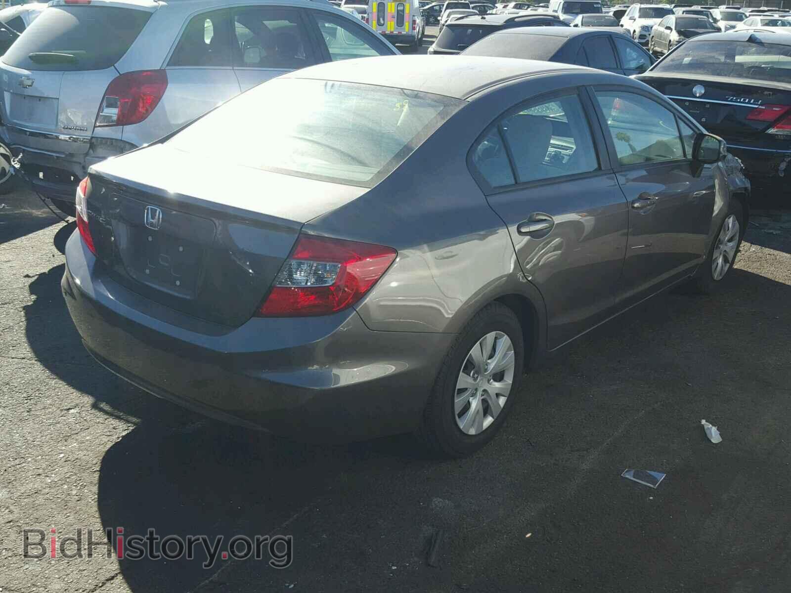 2012 HONDA CIVIC LX - VIN: 19XFB2F52CE387374 - Фото 4