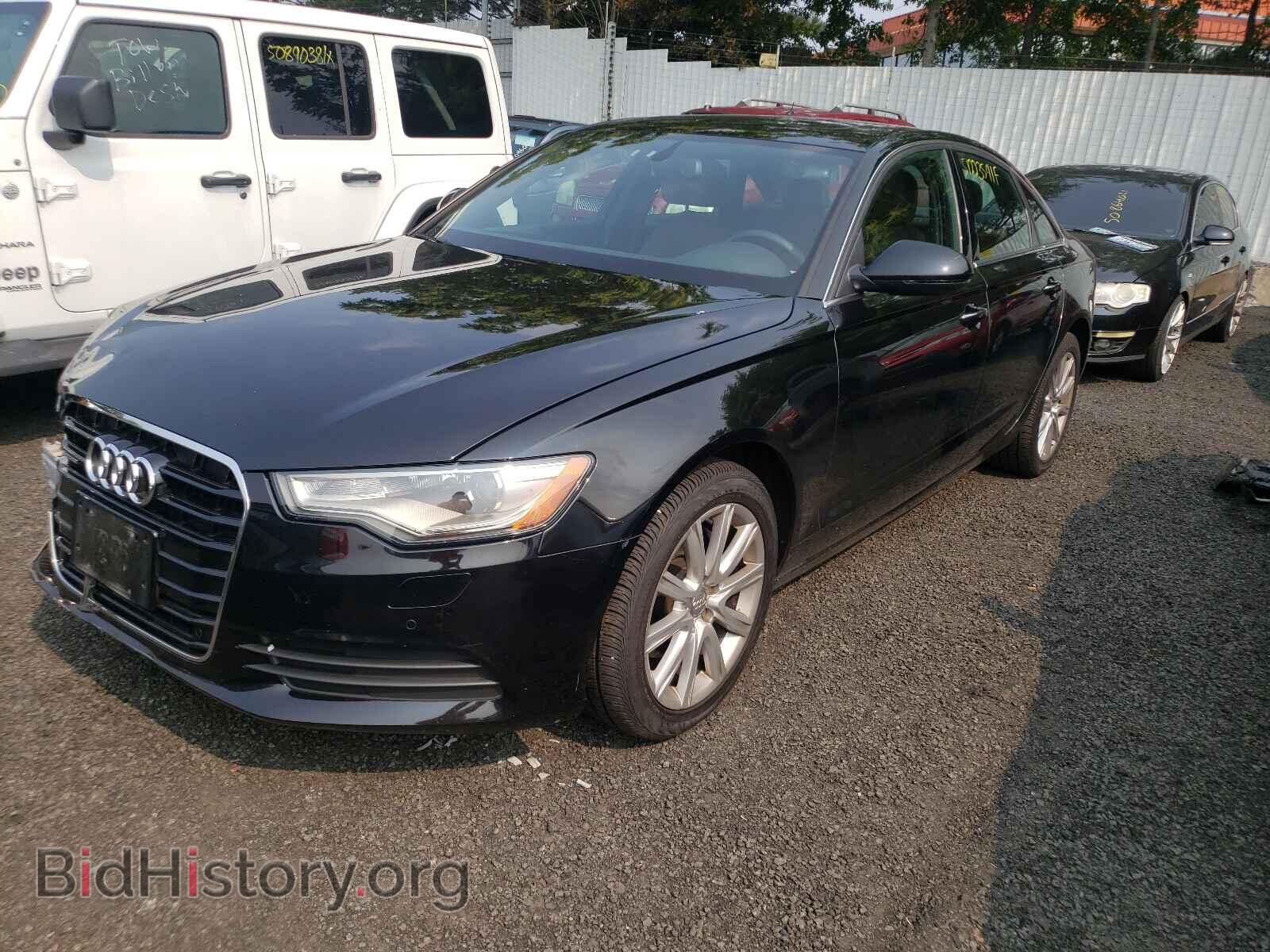 2013 AUDI A6 - VIN: WAUGFAFC2DN020454 - Фото 2
