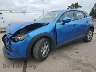 2017 Mazda CX-3 Sport, blue — VIN JM1DKFB77H0154595, Copart