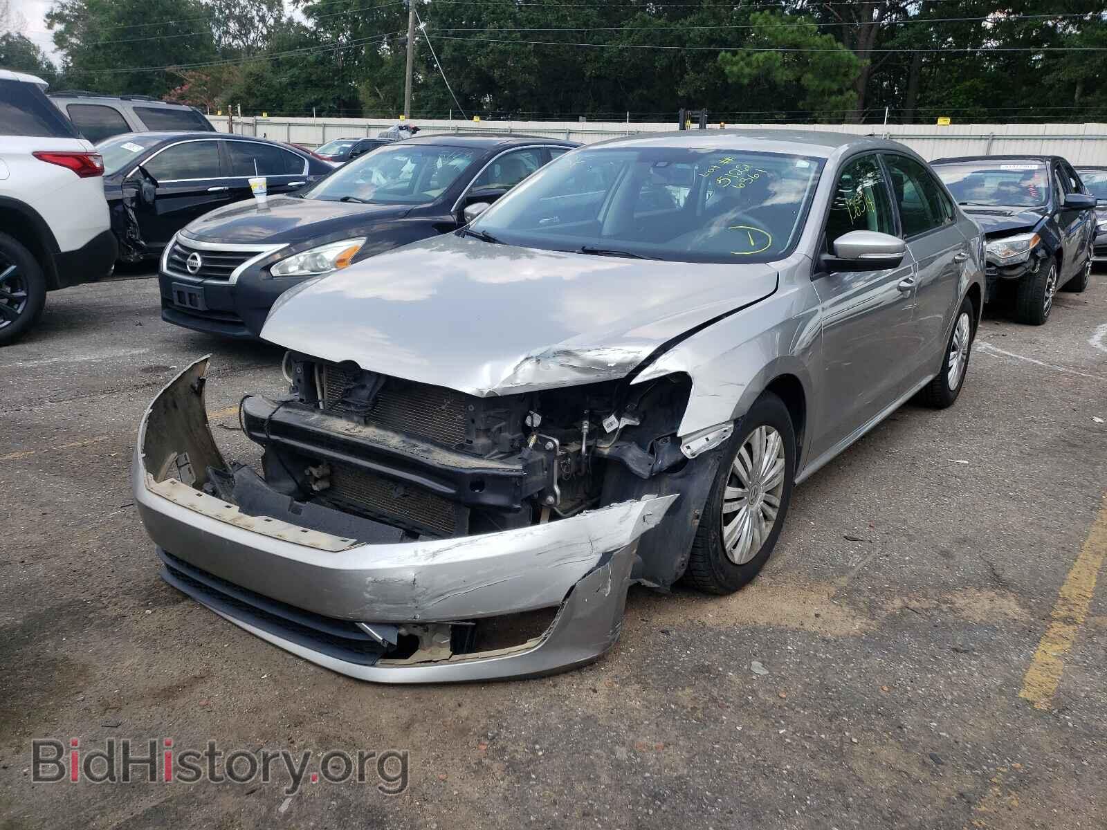 2014 VOLKSWAGEN PASSAT - VIN: 1VWAP7A30EC008748 - Фото 2