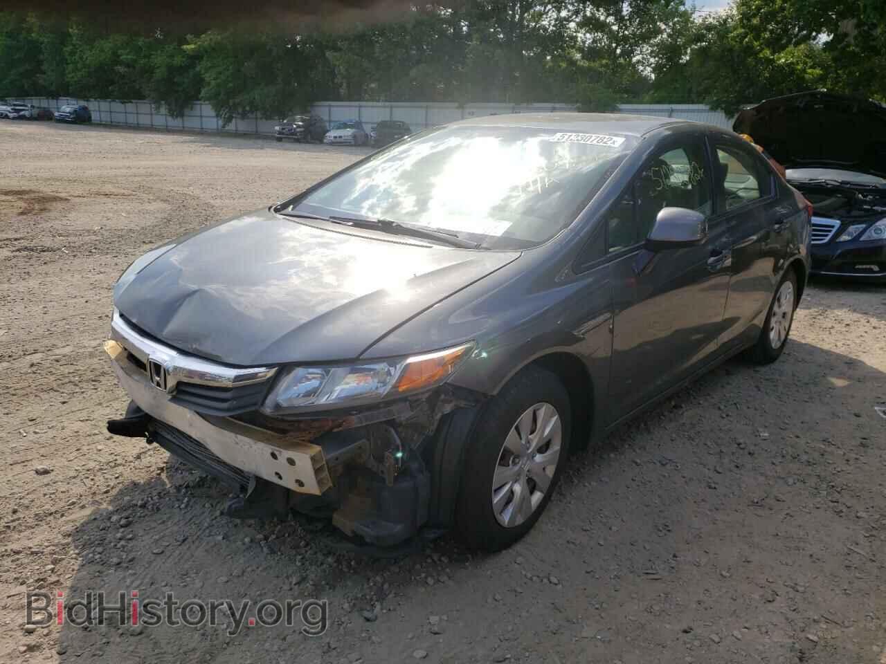 2012 HONDA CIVIC - VIN: 2HGFB2F55CH300508 - Фото 2