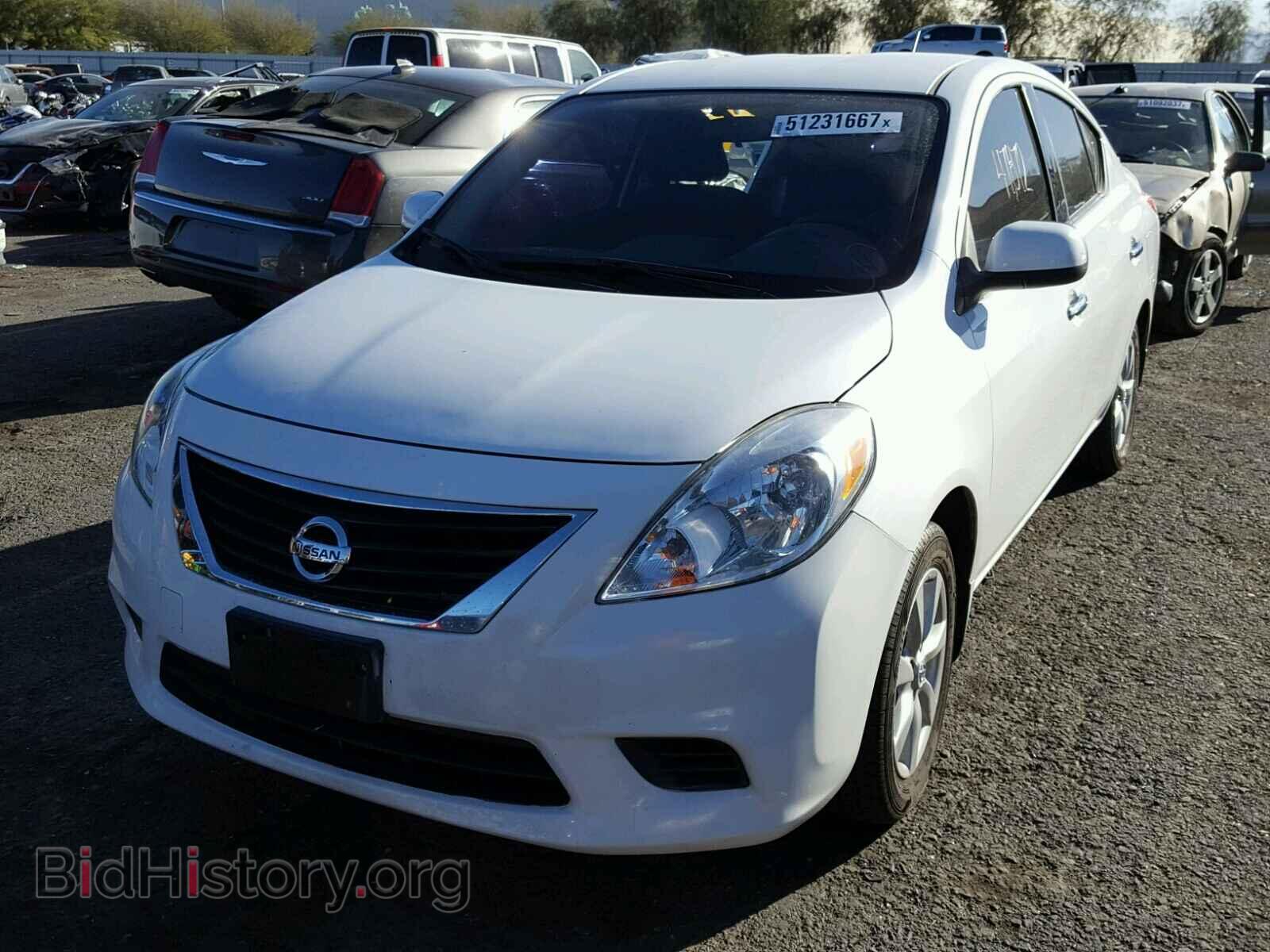 2014 NISSAN VERSA - VIN: 3N1CN7AP6EL876779 - Фото 2