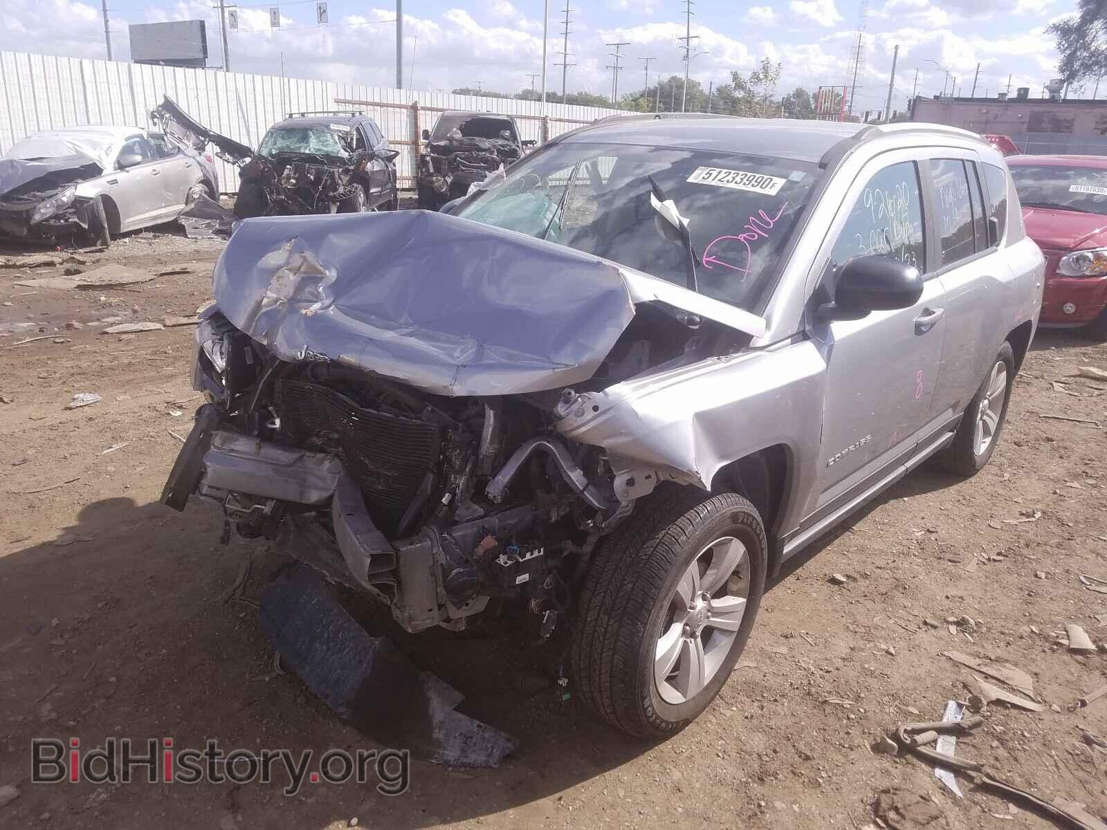 2016 JEEP COMPASS - VIN: 1C4NJDBB4GD713821 - Фото 2