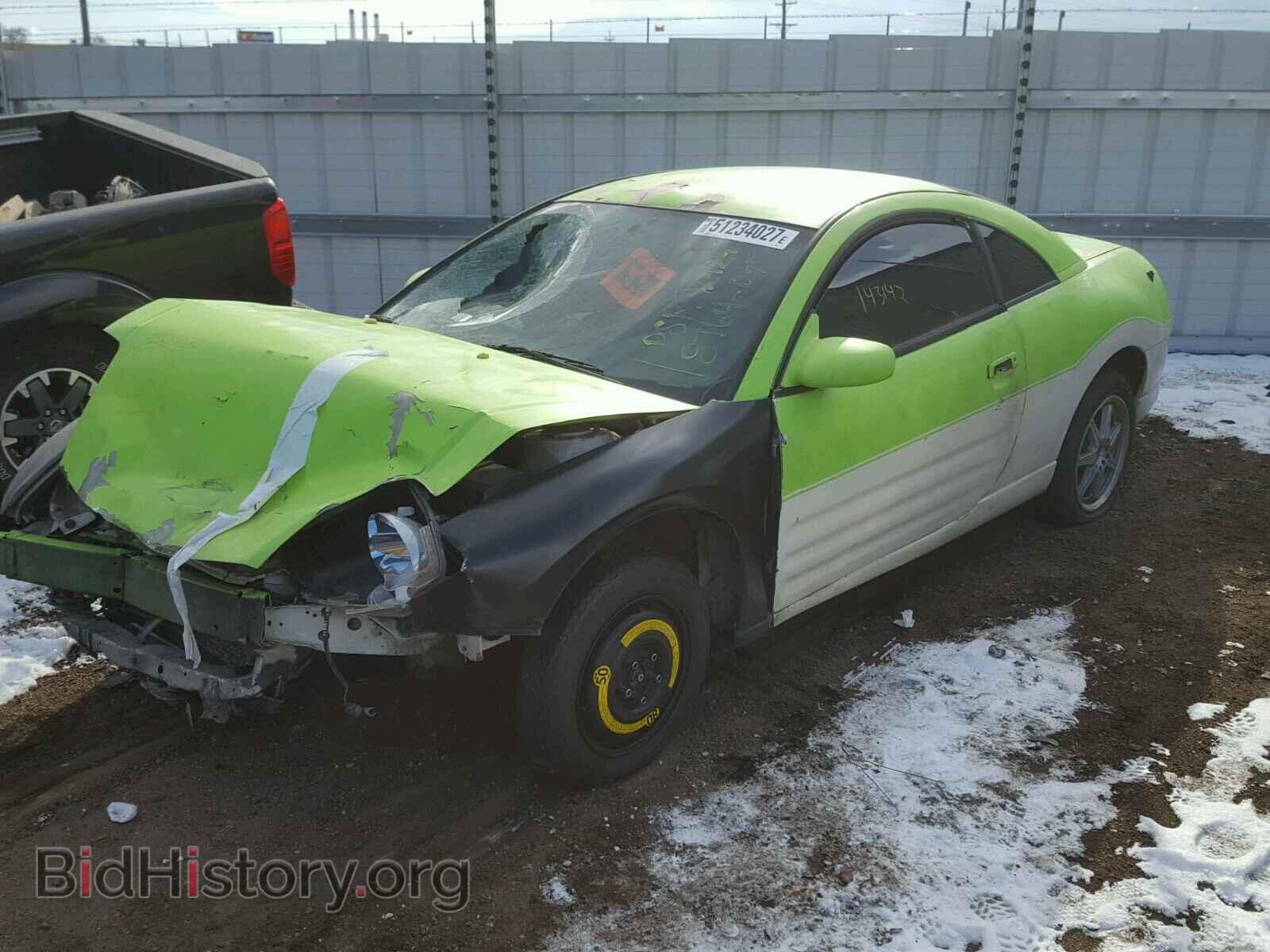 2002 MITSUBISHI ECLIPSE - VIN: 4A3AC34G62E035018 - Фото 2