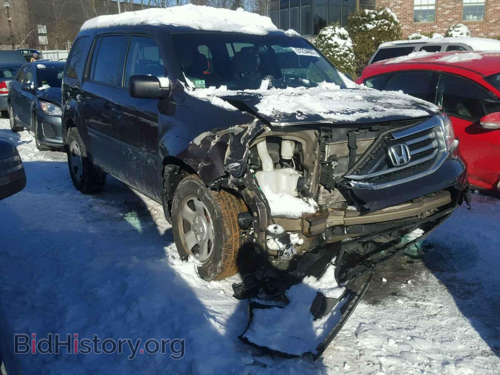 Photo 5FNYF4H25DB016152 - HONDA PILOT 2013