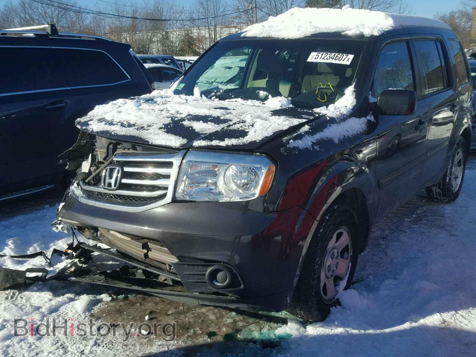 2013 HONDA PILOT - VIN: 5FNYF4H25DB016152 - Фото 2