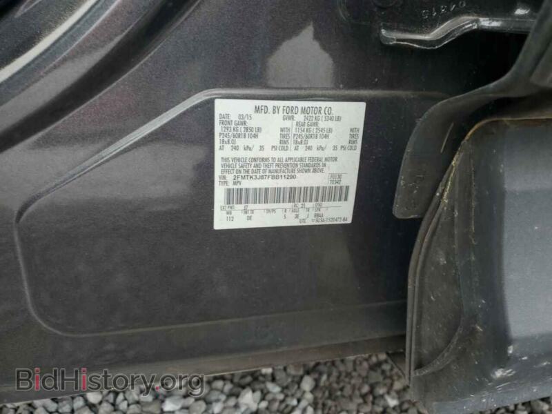 2015 Ford EDGE (VIN 2FMTK3J87FBB11290) — photo 13 of 13
