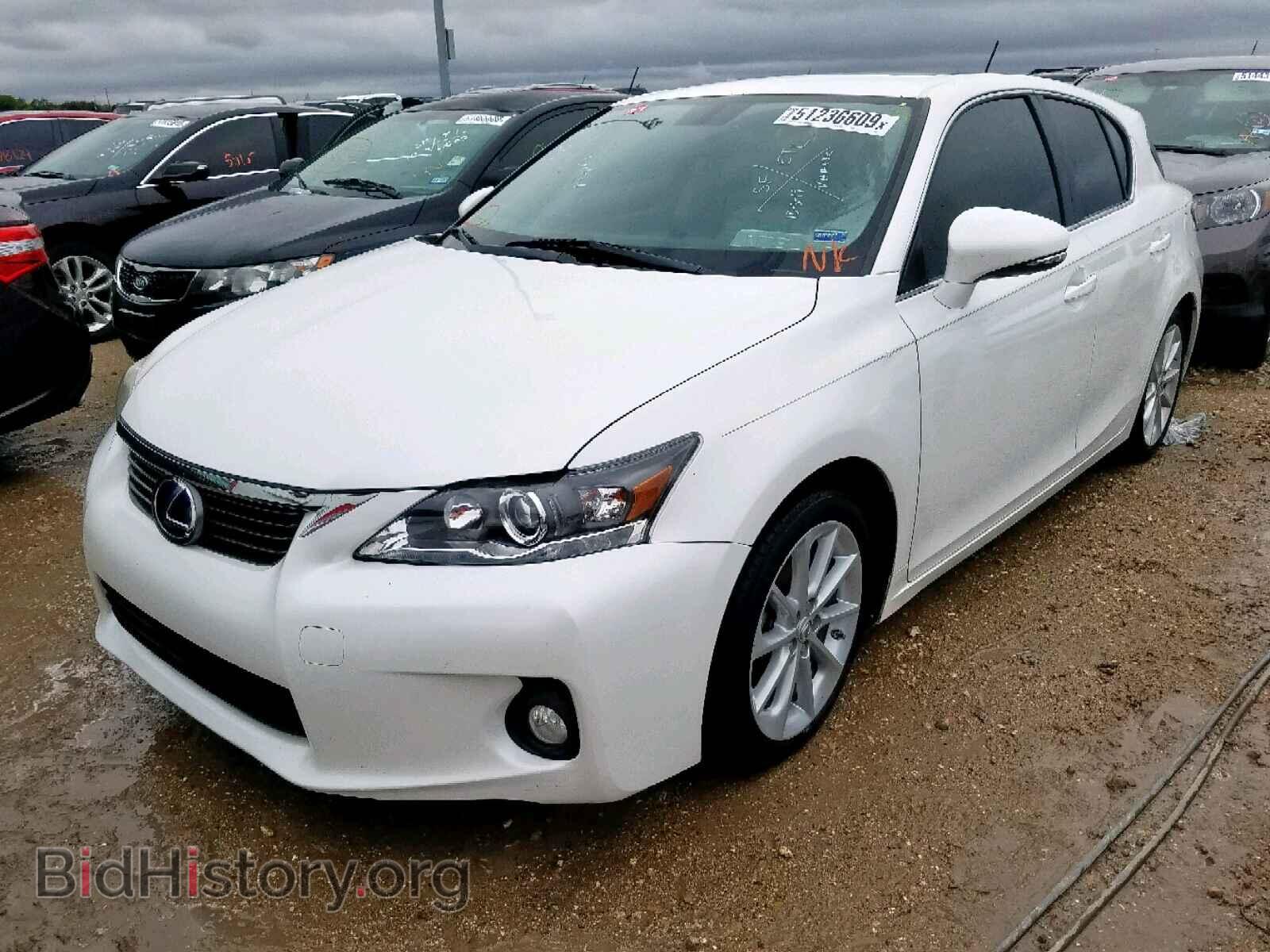 2012 LEXUS CT 200 - VIN: JTHKD5BH0C2065242 - Фото 2