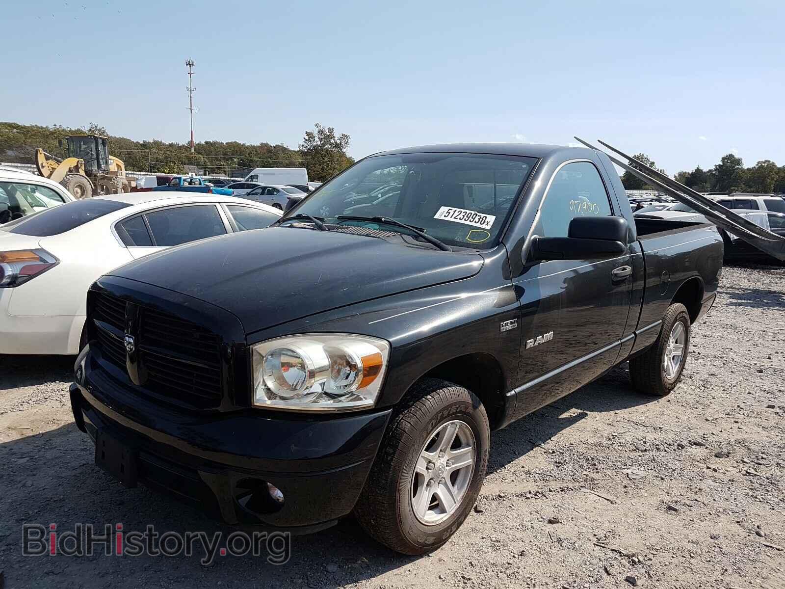 2008 DODGE RAM 1500 - VIN: 1D7HA16238J211669 - Фото 2