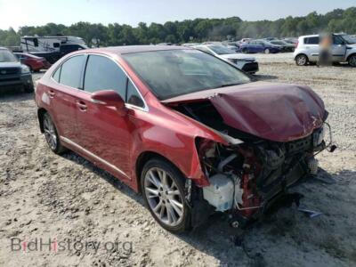 2010 Lexus HS HS 250h, red — VIN JTHBB1BA1A2009759, Copart