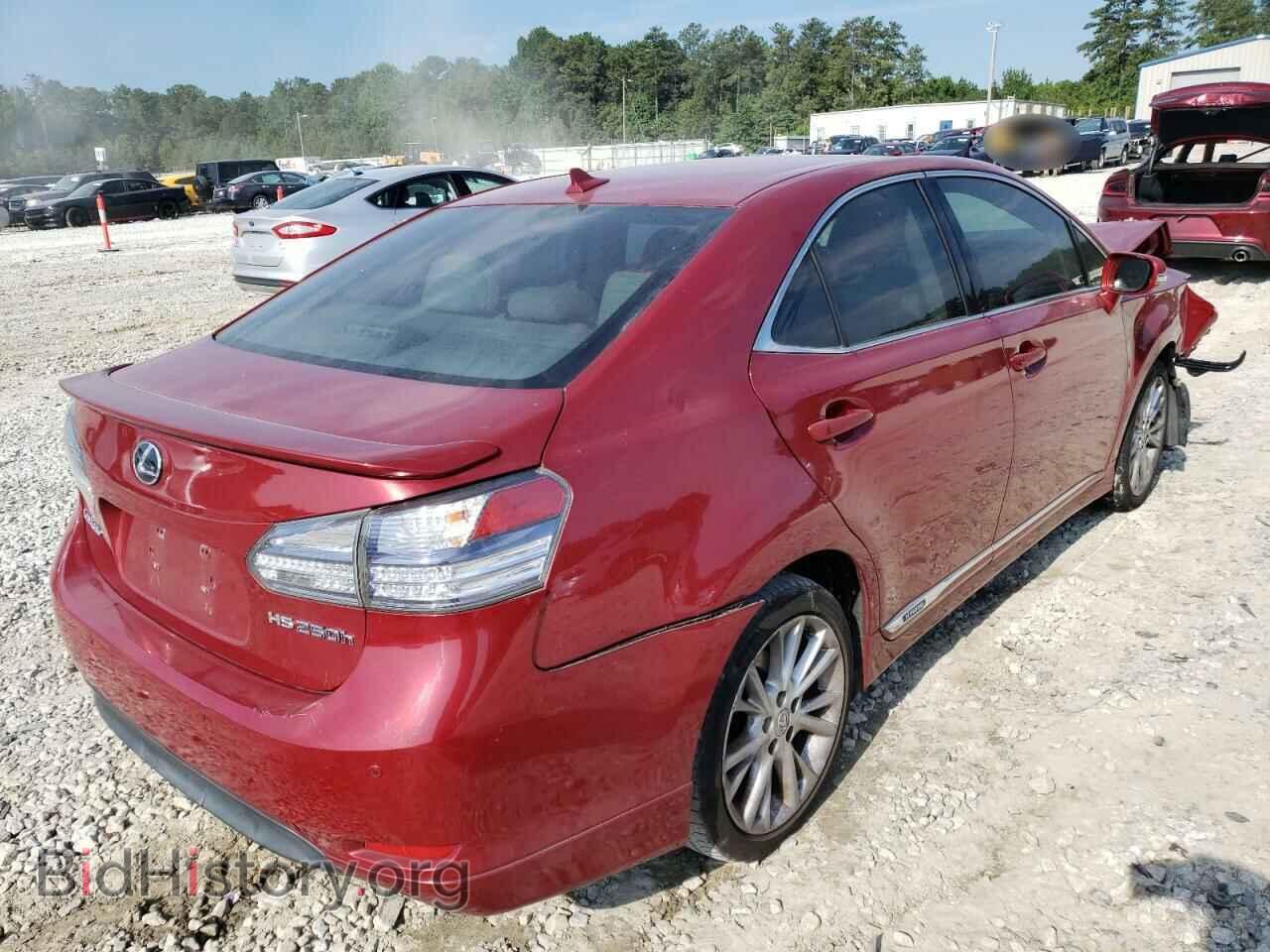 2010 LEXUS HS - VIN: JTHBB1BA1A2009759 - Фото 4