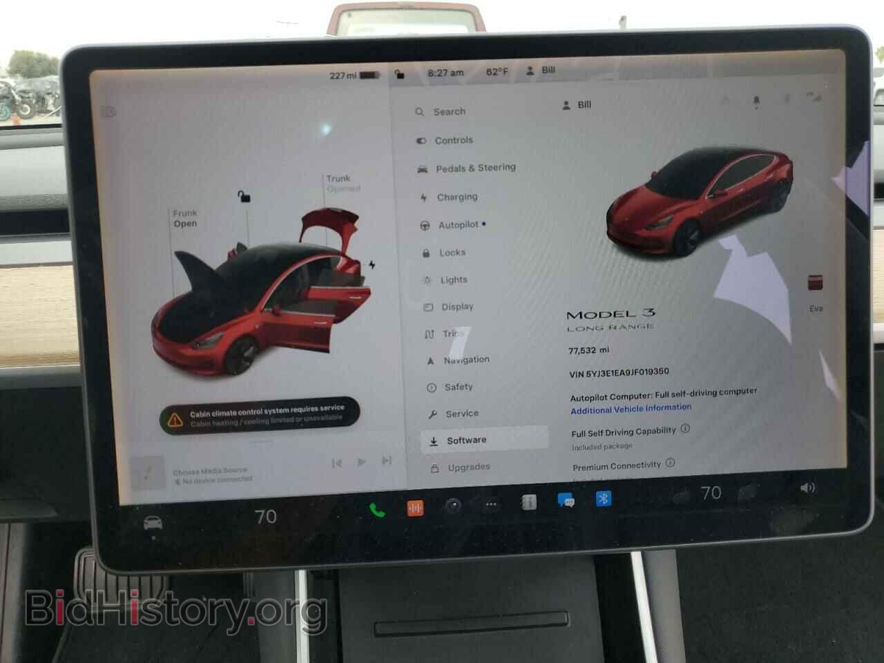 2018 TESLA MODEL 3 - VIN: 5YJ3E1EA9JF019350 - Фото 9