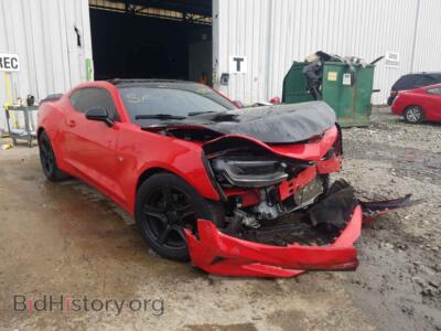 2017 Chevrolet CAMARO Camaro LT, red — VIN 1G1FB1RX6H0117077, Copart