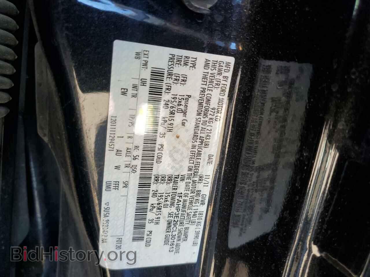 2012 FORD FOCUS - VIN: 1FAHP3E29CL301613 - Photo 10