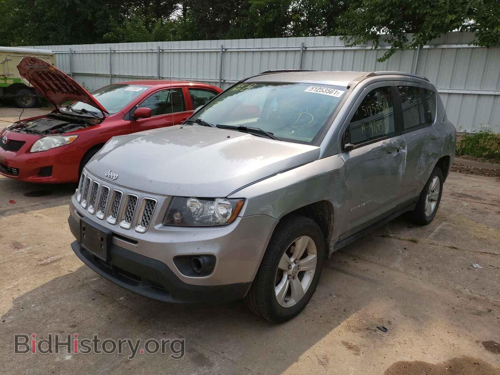 2016 JEEP COMPASS - VIN: 1C4NJDEB2GD674349 - Фото 2