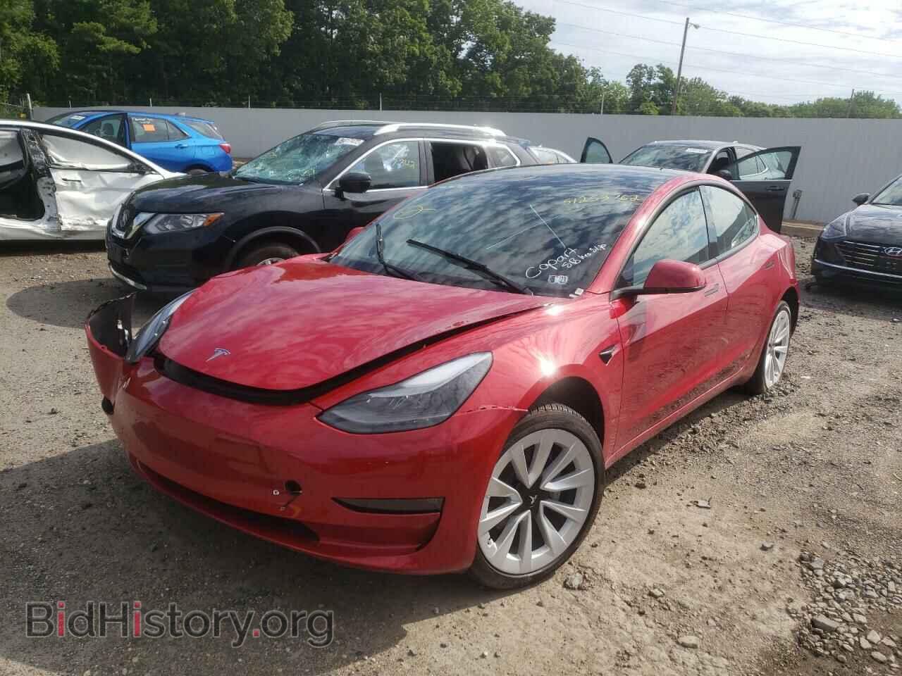 2022 TESLA MODEL 3 - VIN: 5YJ3E1EB8NF186538 - Фото 2