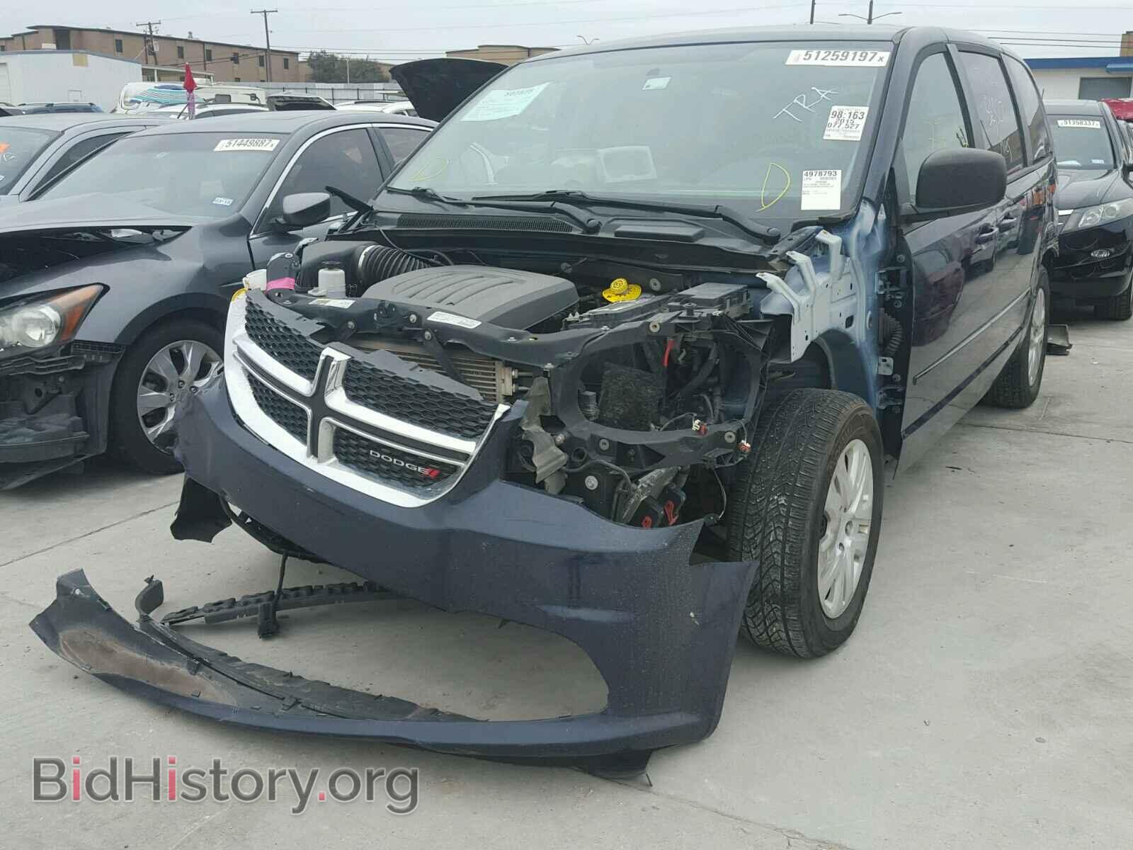 2015 DODGE CARAVAN - VIN: 2C4RDGBG2FR640160 - Фото 2