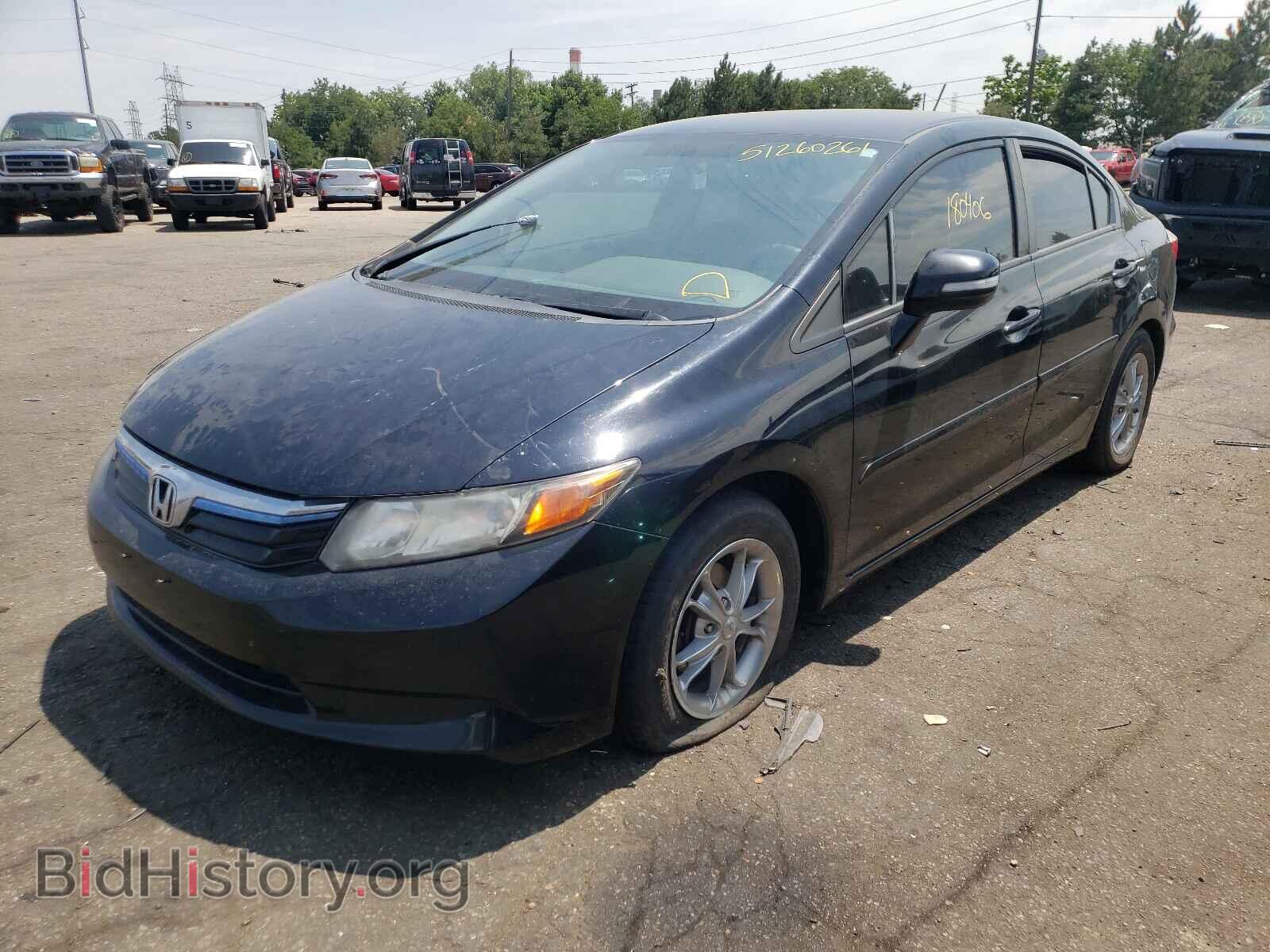 2012 HONDA CIVIC - VIN: JHMFB4F23CS006628 - Фото 2