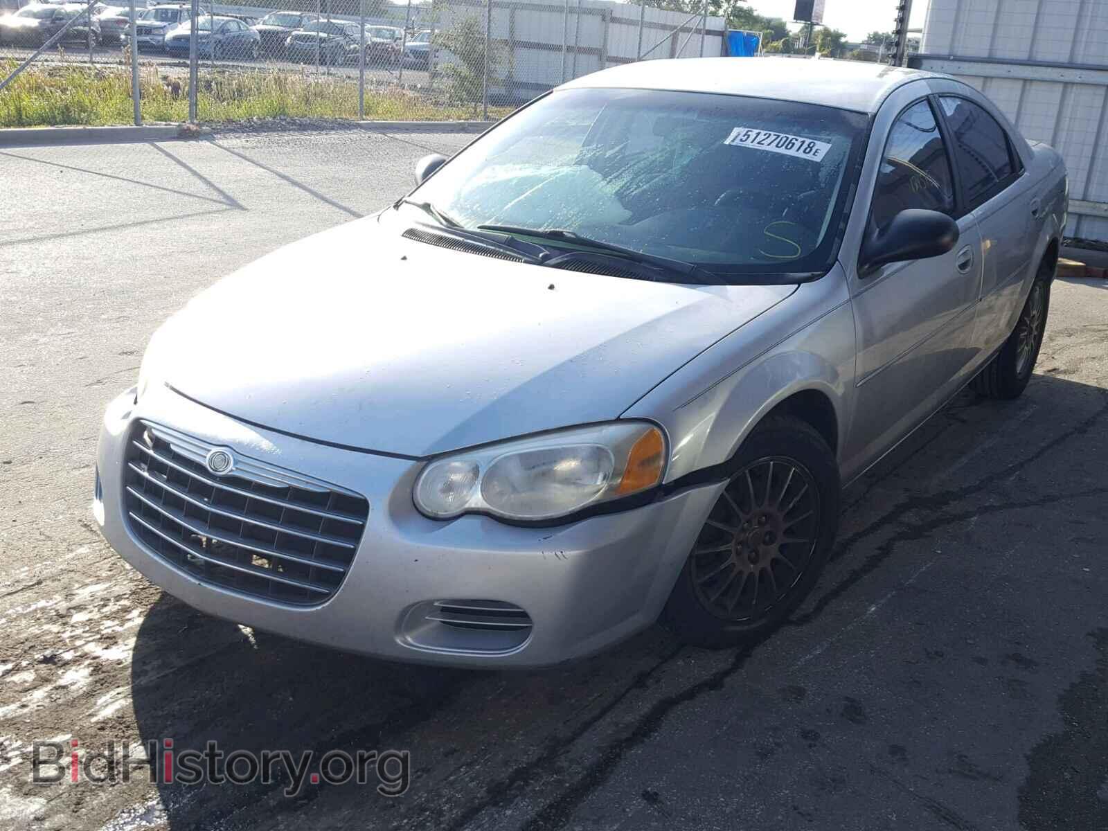 2004 CHRYSLER SEBRING - VIN: 1C3EL46X44N207206 - Фото 2