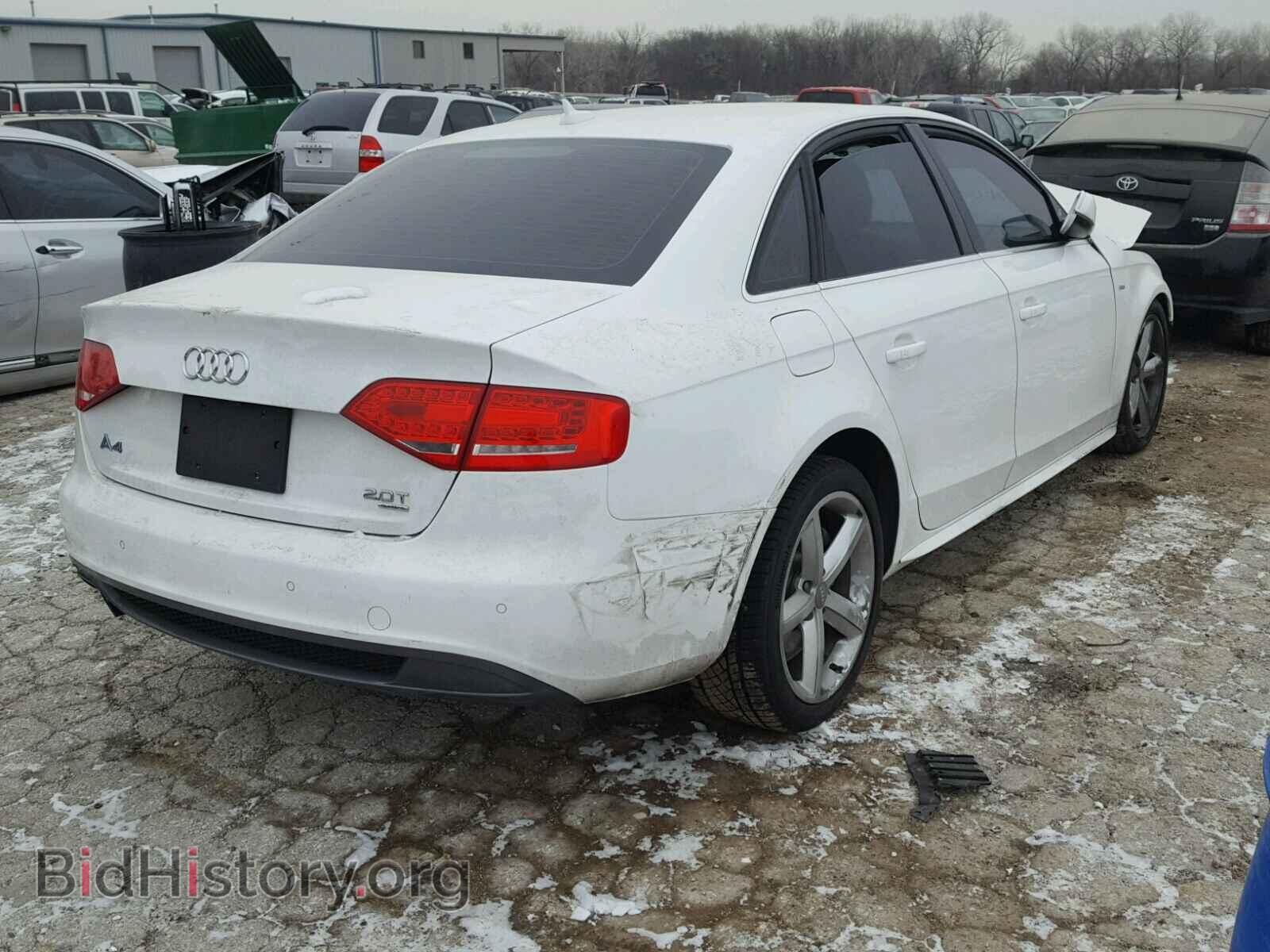 2012 AUDI A4 - VIN: WAUFFAFL1CA089895 - Фото 4