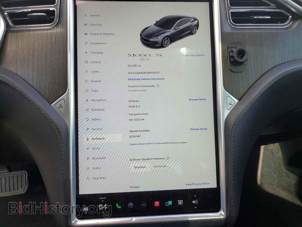 2013 TESLA MODEL S - VIN: 5YJSA1CN7DFP05727 - Photo 9