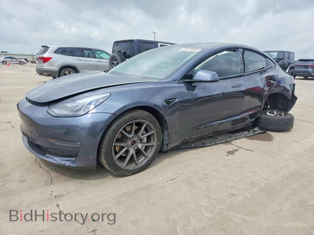 Photo 5YJ3E1EB9MF037053 - TESLA MODEL 3 2021