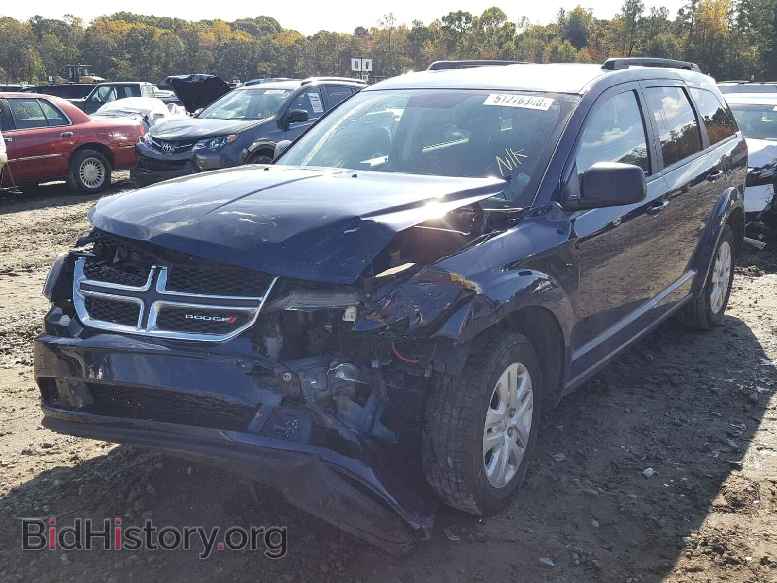 2017 DODGE JOURNEY SE - VIN: 3C4PDCAB9HT707827 - Фото 2