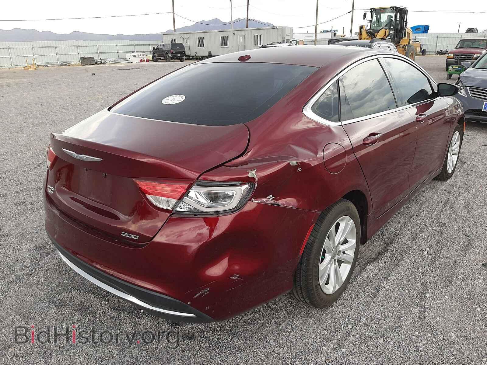 2015 CHRYSLER 200 - VIN: 1C3CCCAB6FN597080 - Фото 4
