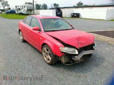 2007 Audi A4 A4 2.0T QU, красный — VIN WAUDF78E57A043128, Copart