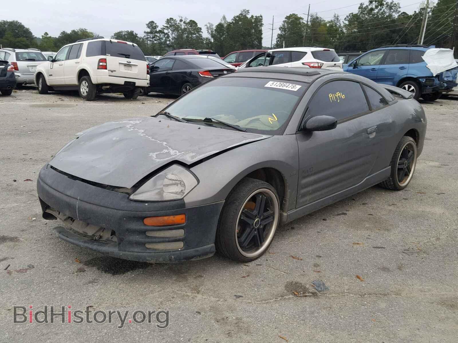 2002 MITSUBISHI ECLIPSE - VIN: 4A3AC54H32E022540 - Фото 2
