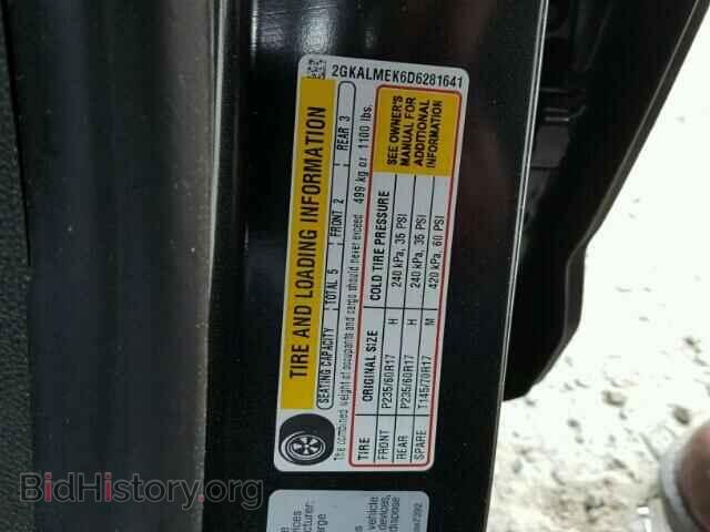 2013 GMC TERRAIN - VIN: 2GKALMEK6D6281641 - Photo 10