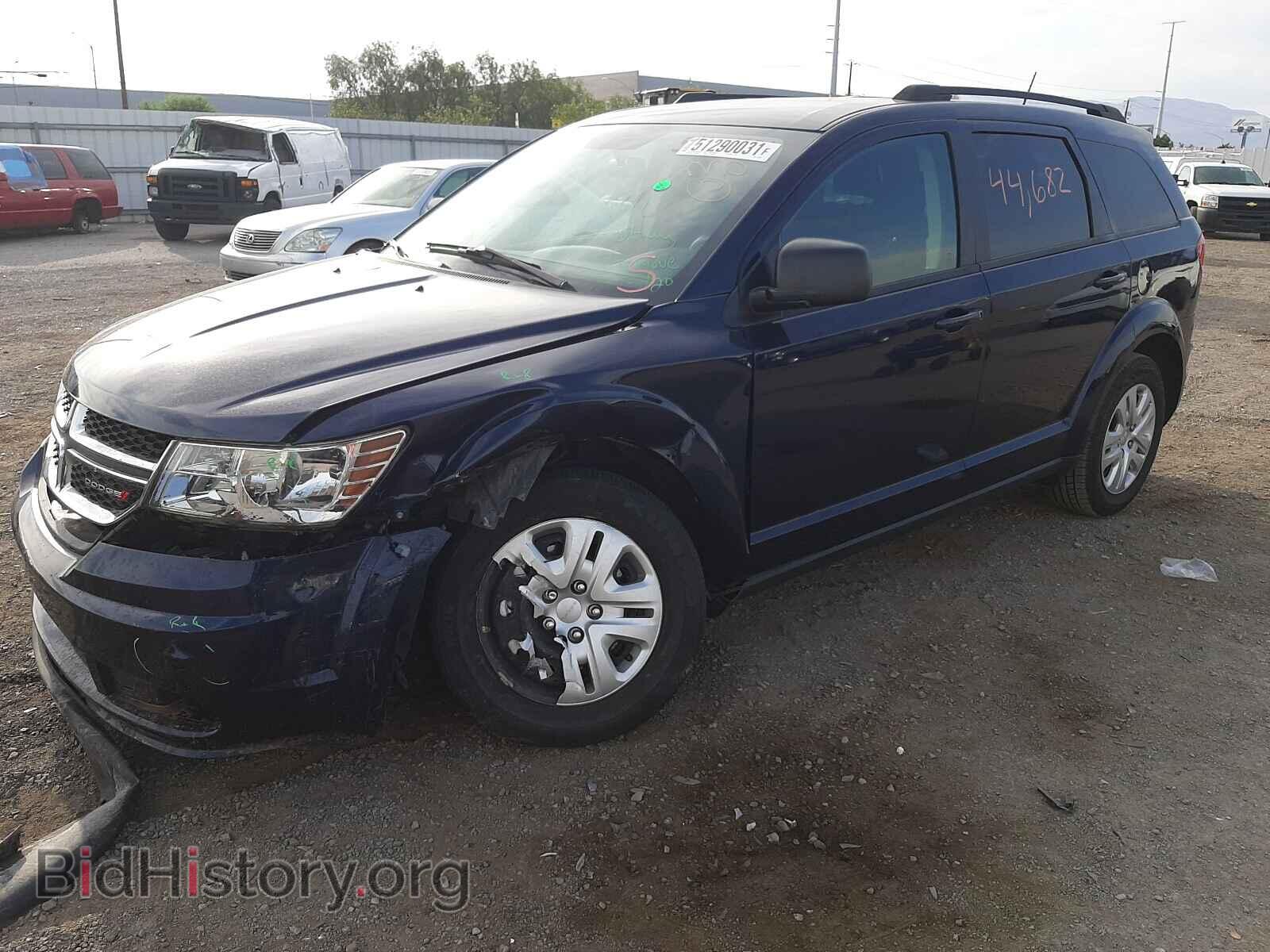 2018 DODGE JOURNEY - VIN: 3C4PDCAB8JT375501 - Фото 2