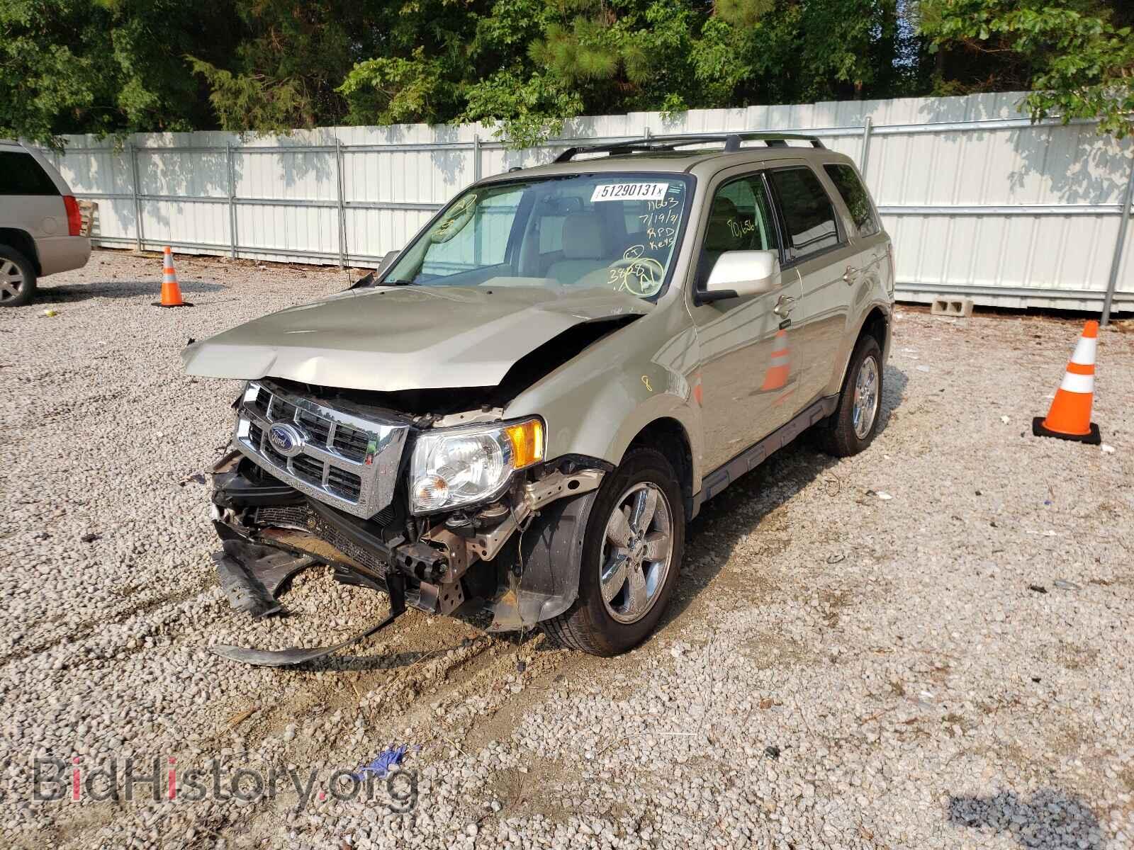 2012 FORD ESCAPE - VIN: 1FMCU0EG8CKC73828 - Фото 2