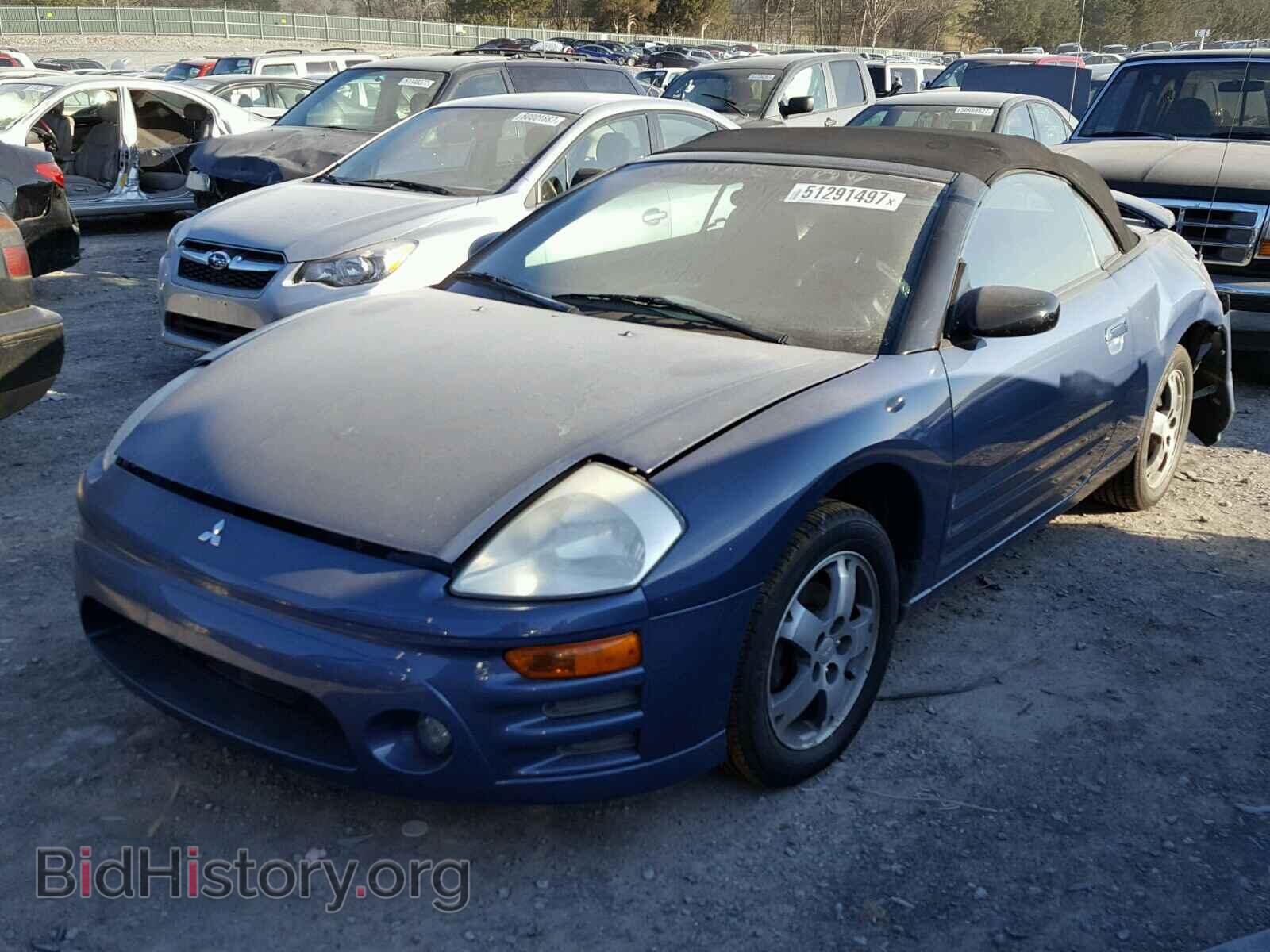 2003 MITSUBISHI ECLIPSE - VIN: 4A3AE45G13E002864 - Фото 2