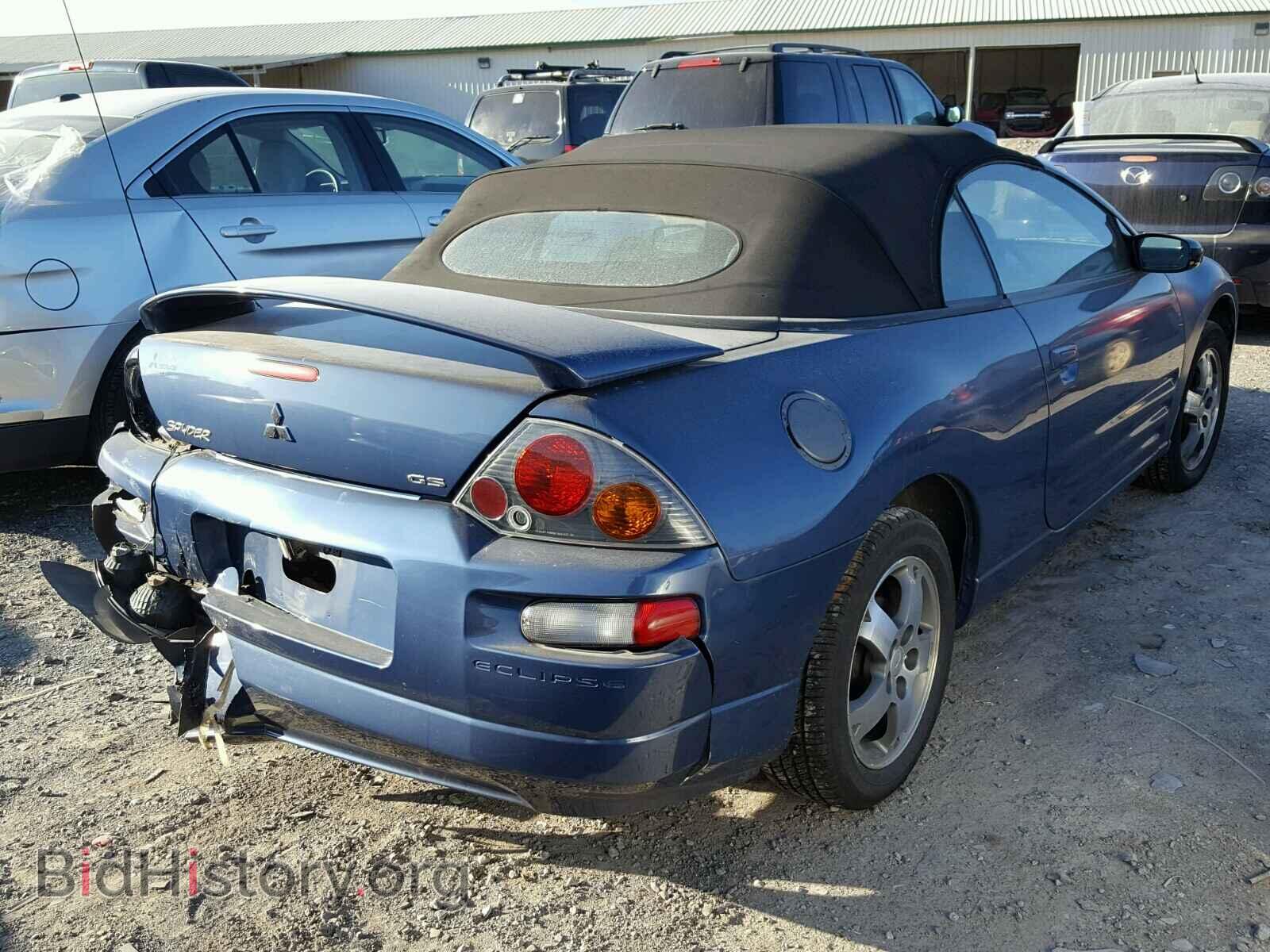 2003 MITSUBISHI ECLIPSE - VIN: 4A3AE45G13E002864 - Фото 4