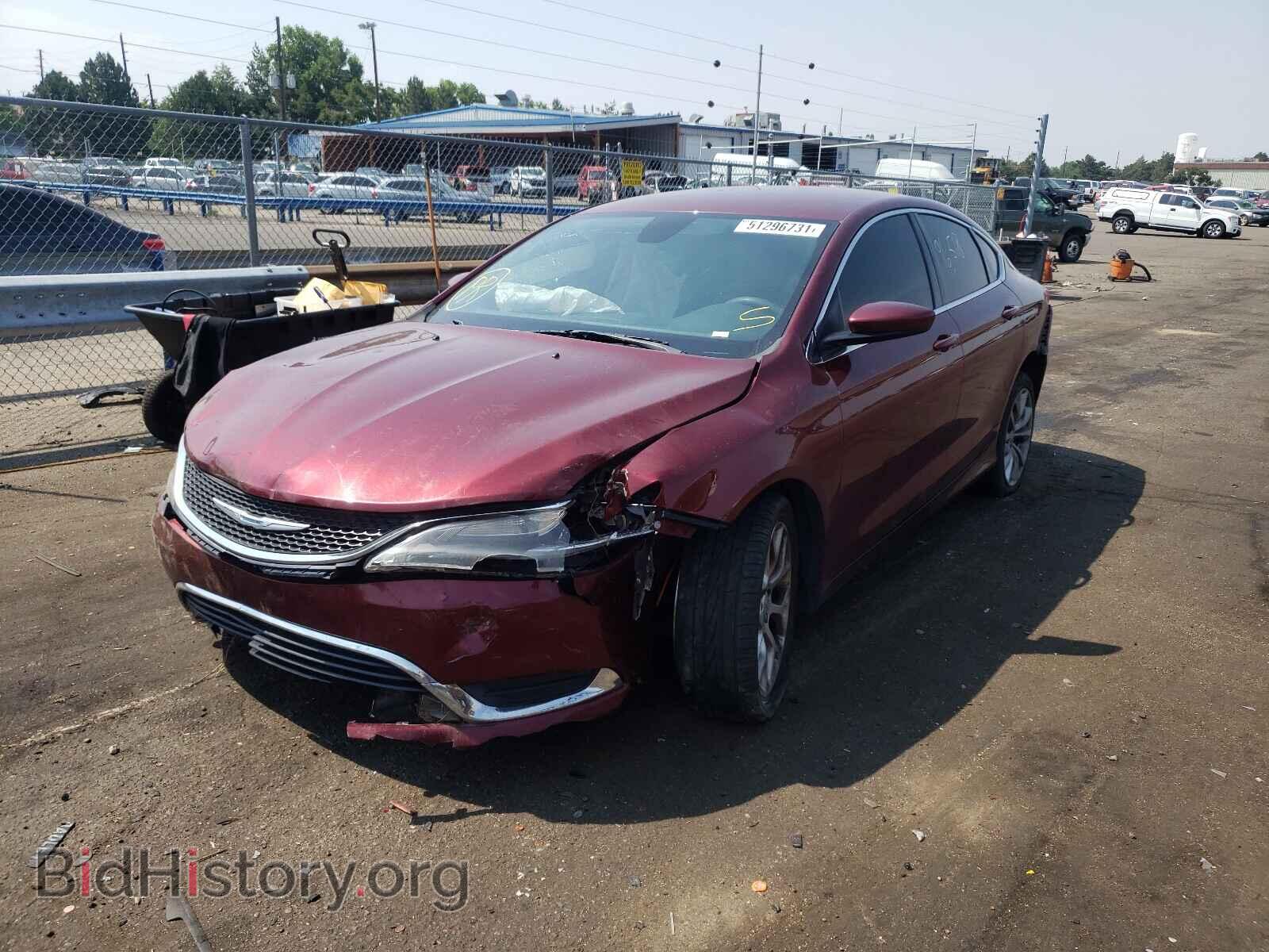 2015 CHRYSLER 200 - VIN: 1C3CCCAB7FN637473 - Фото 2