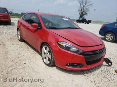 2015 Dodge DART Dart GT, красный — VIN 1C3CDFEB5FD166583, Copart