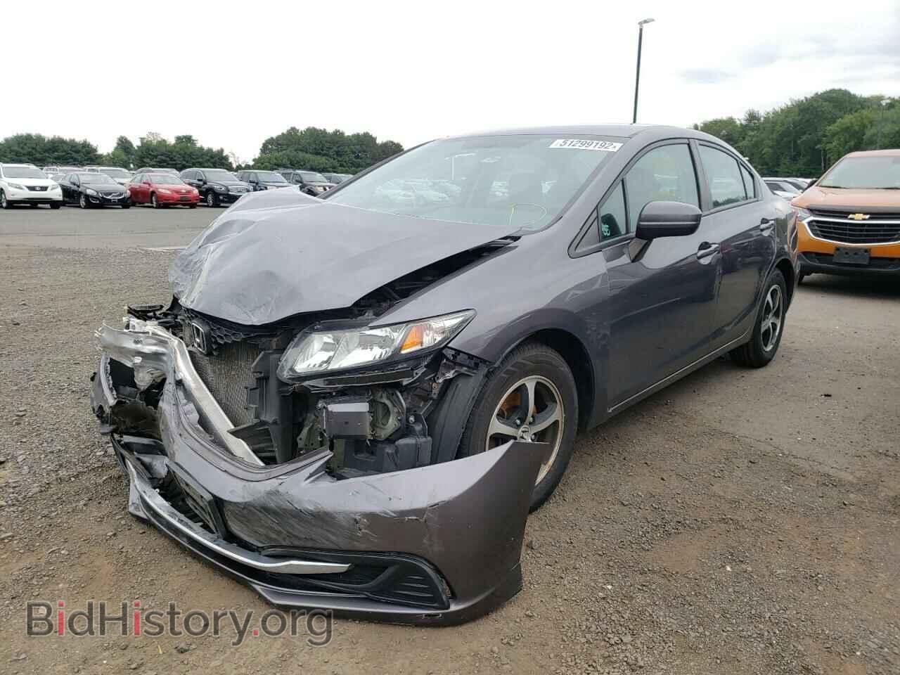2015 HONDA CIVIC - VIN: 19XFB2F78FE284045 - Фото 2