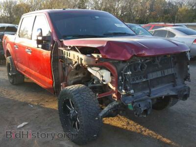 2015 Ford F150 SUPER, бордовый — VIN 1FTEW1EFXFFA33780, Copart