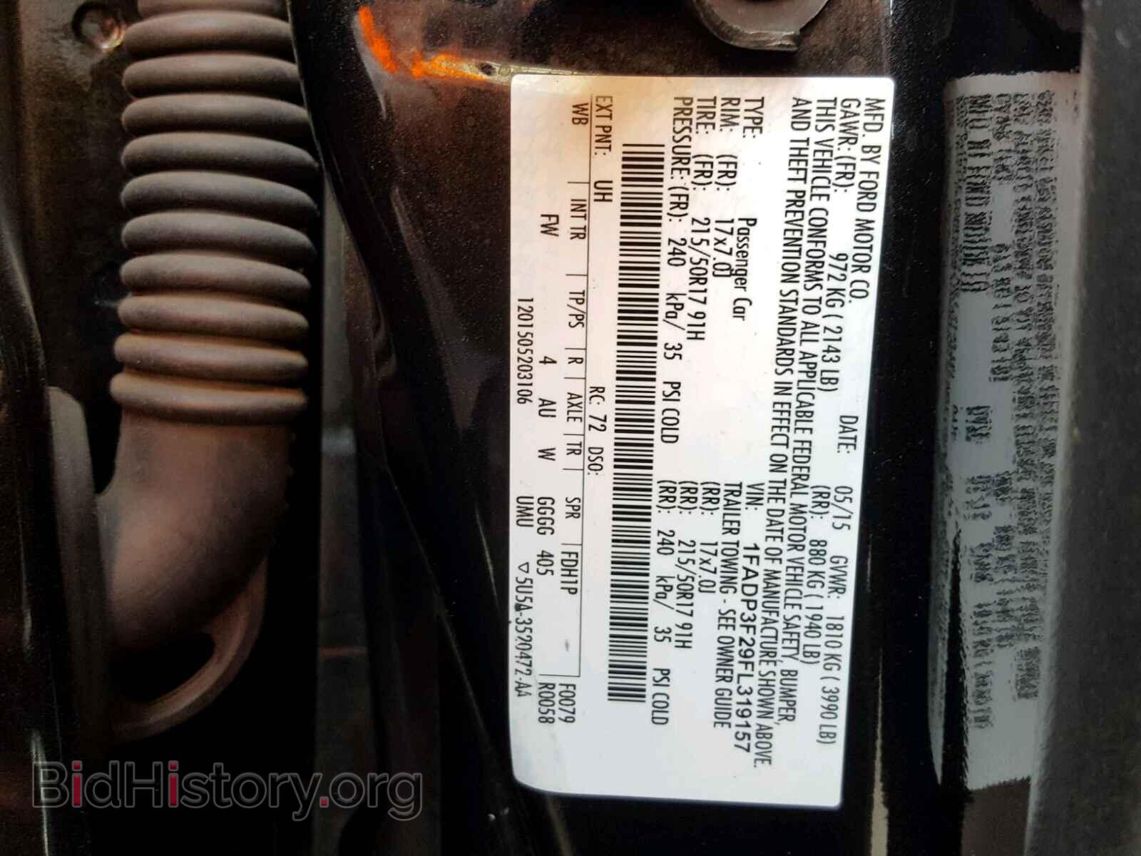 2015 FORD FOCUS - VIN: 1FADP3F29FL319157 - Photo 10