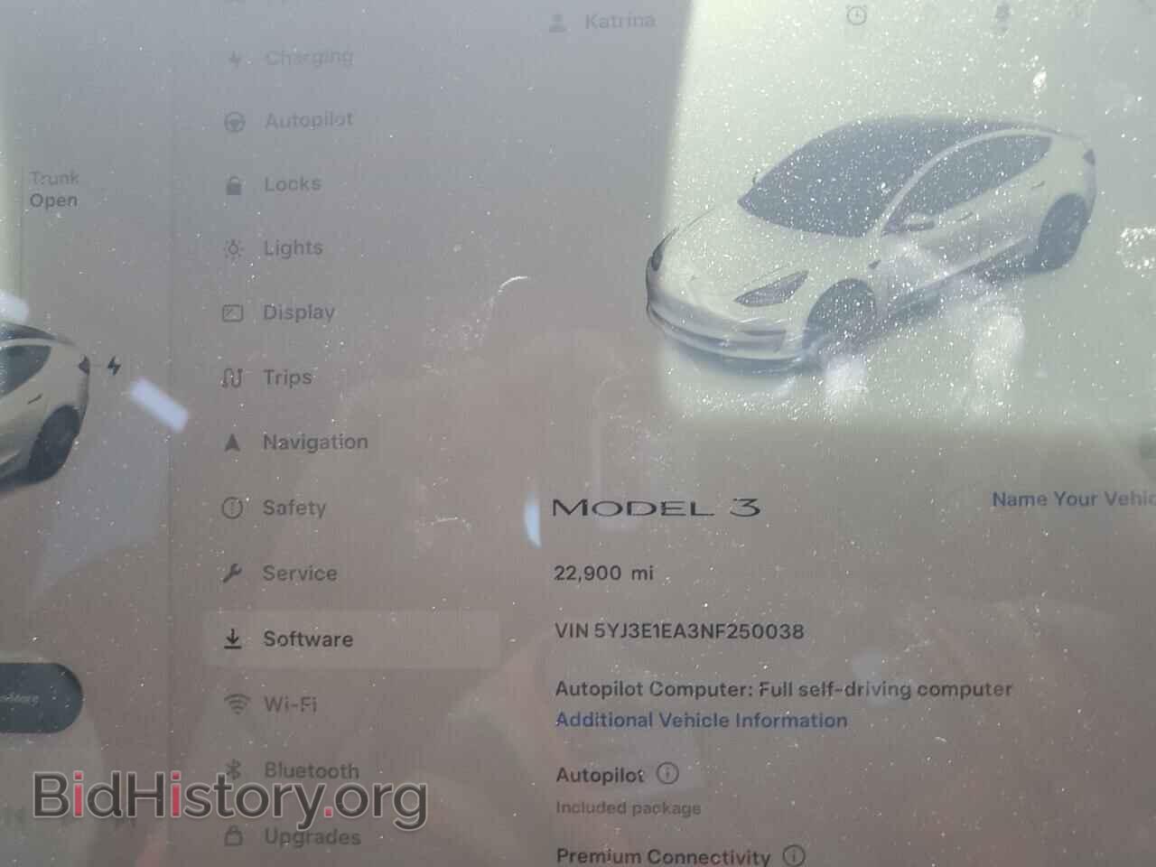 2022 TESLA MODEL 3 - VIN: 5YJ3E1EA3NF250038 - Photo 9