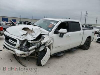 2020 RAM 1500 Laramie, white — VIN 1C6SRFJT8LN349643, Copart