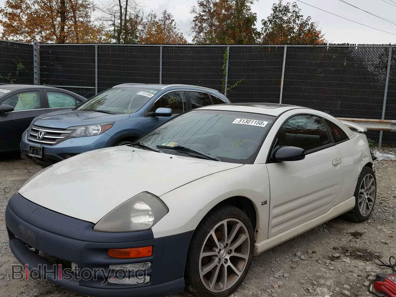 2001 MITSUBISHI ECLIPSE - VIN: 4A3AC84H21E131961 - Фото 2