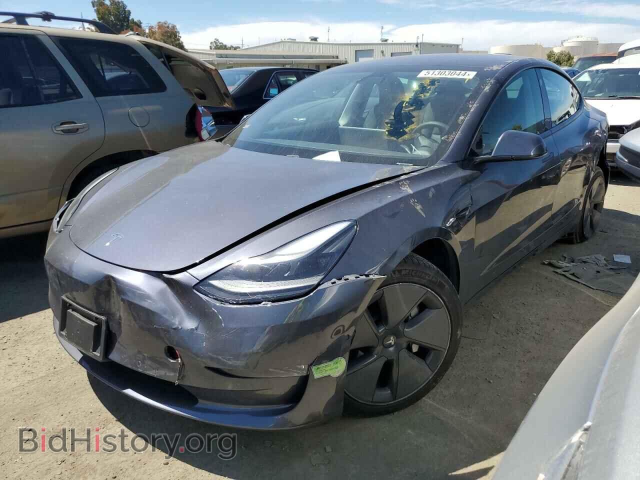 Photo 5YJ3E1EB7MF036306 - TESLA MODEL 3 2021