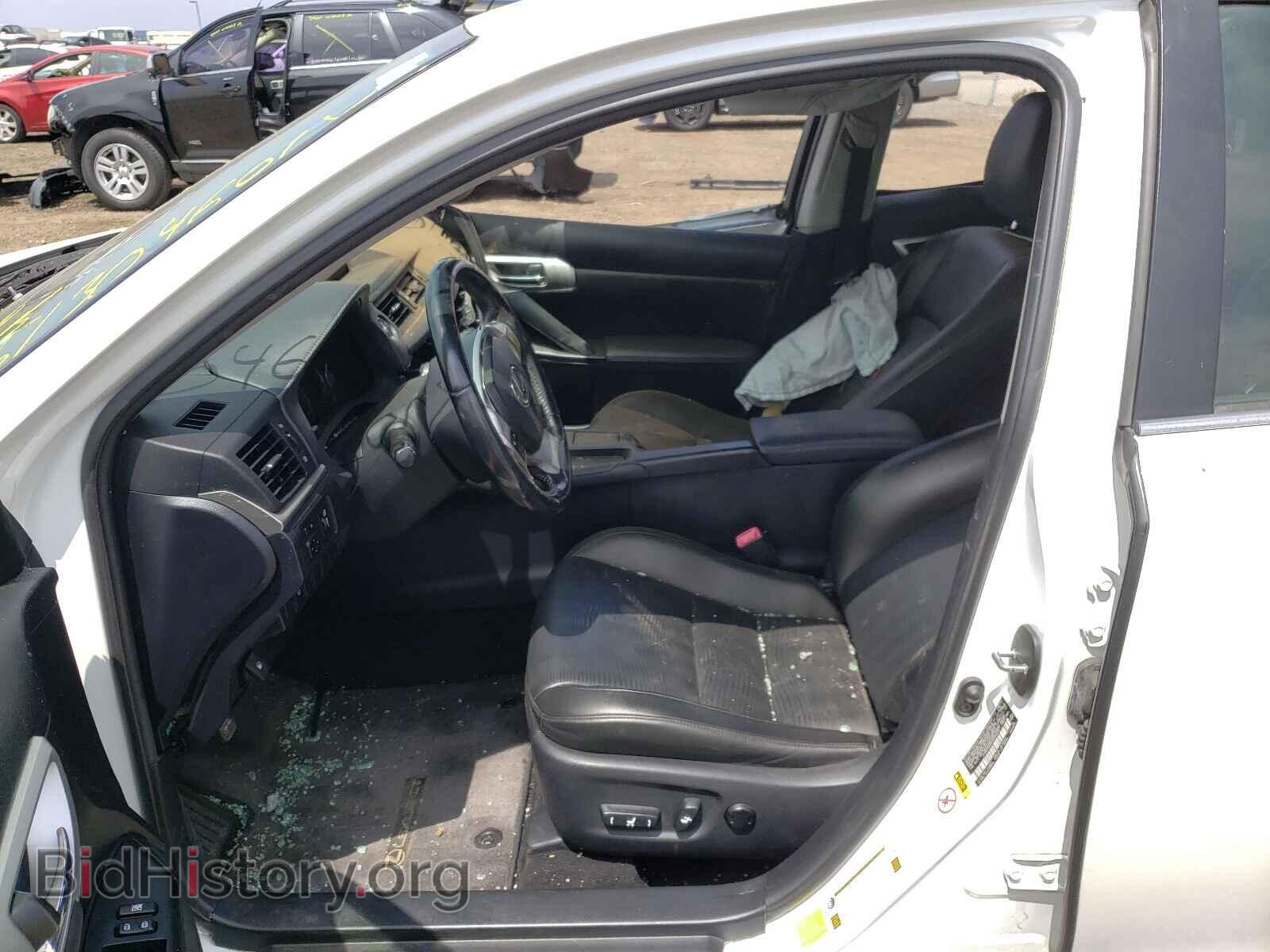 2012 LEXUS CT 200 - VIN: JTHKD5BH6C2093675 - Фото 5