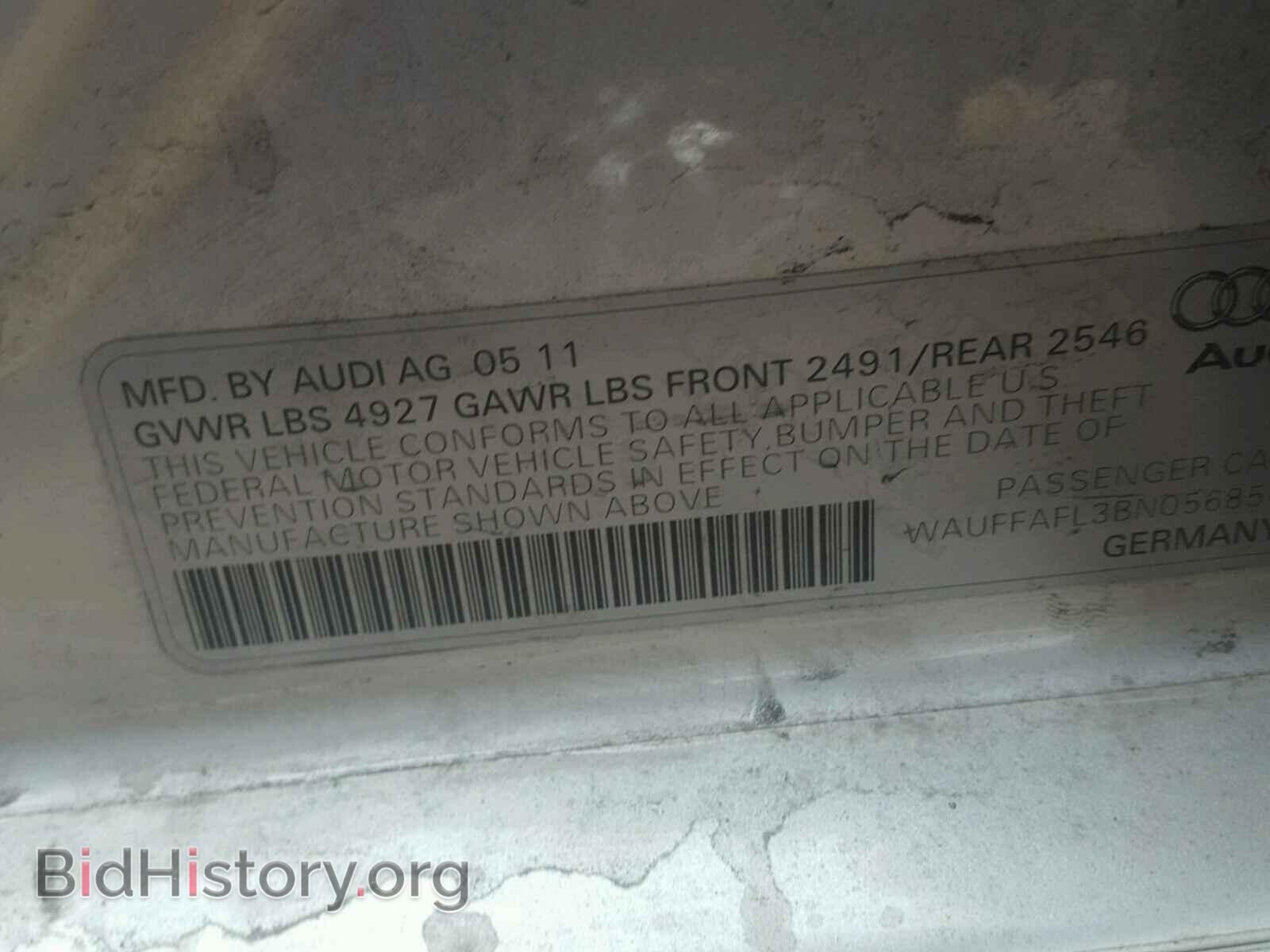 2011 AUDI A4 - VIN: WAUFFAFL3BN056856 - Photo 10